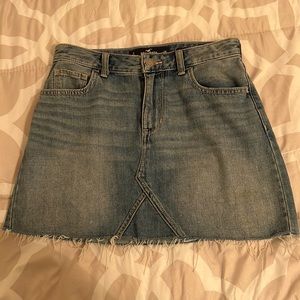 Hollister denim skirt